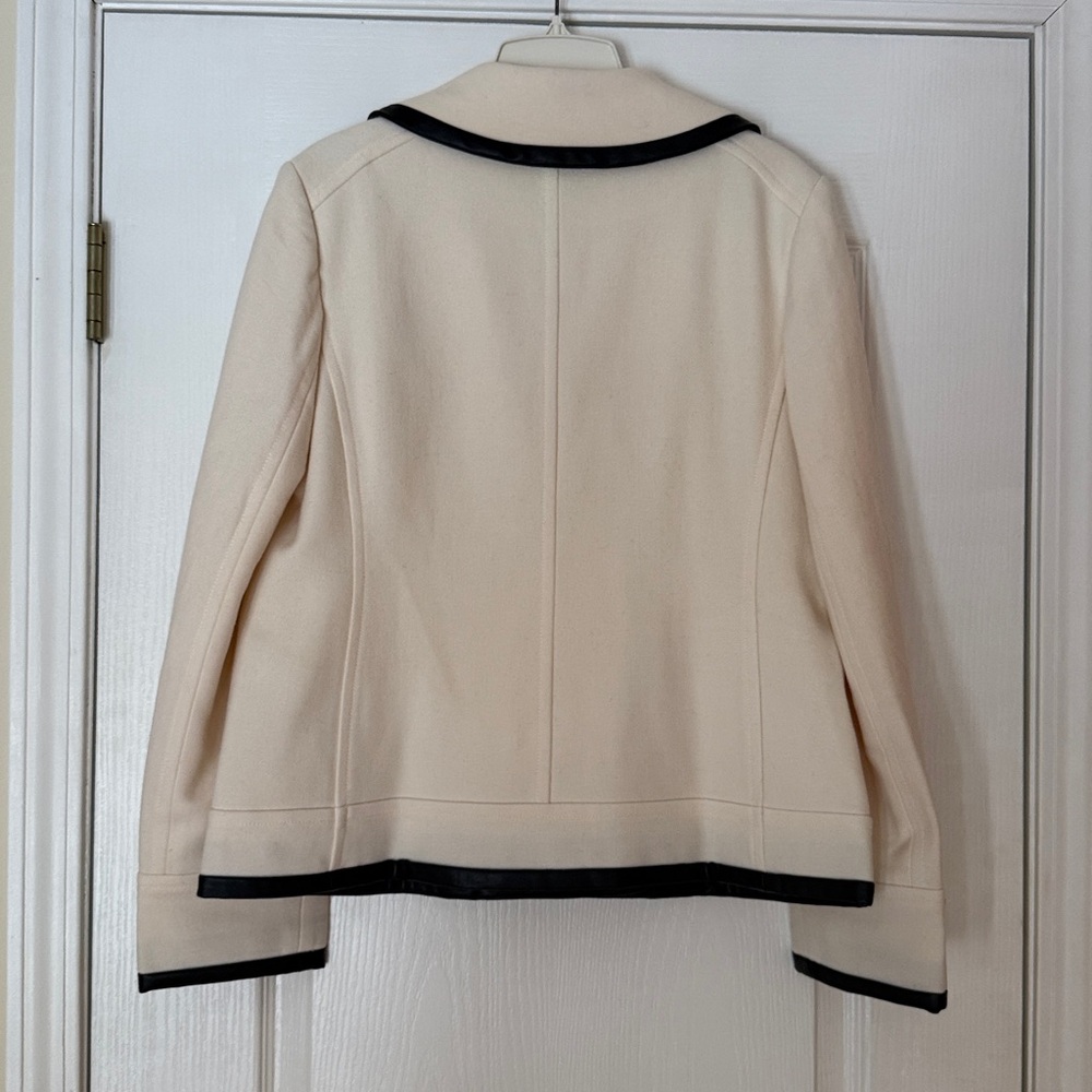 J. Crew Vintage Wool Pea Coat Stadium Jacket Size 14 Style 08411 - Picture 3 of 13
